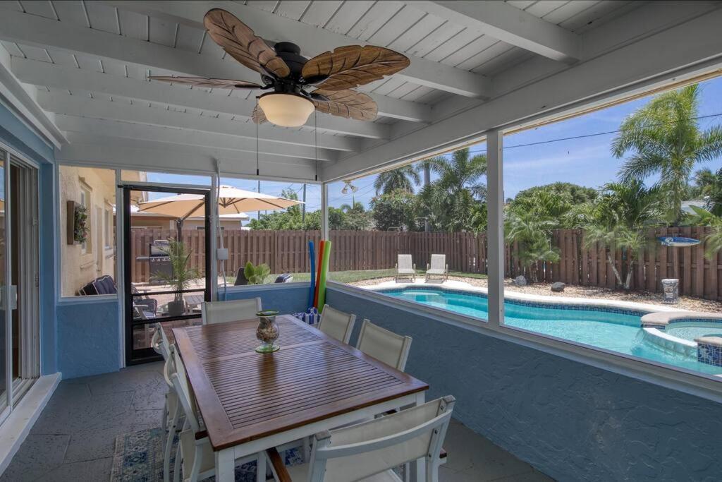Paradise 4 Min To The Beach With Private Heated Pool Deerfield Beach Exterior foto